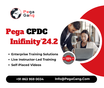 Pega CPDC Infinity 24.2 Training by Real-Time Experts - PegaGang